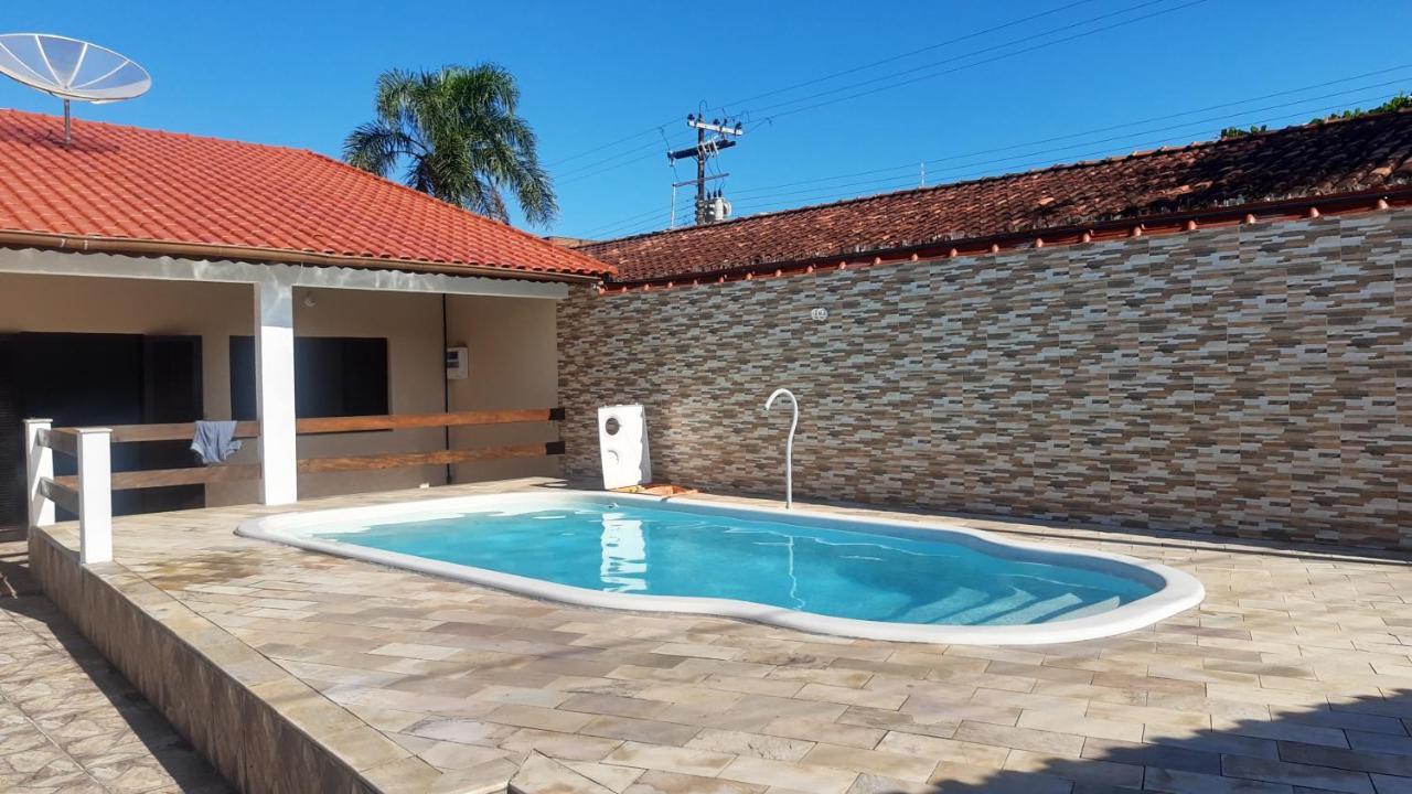 Casa Campos Eliseos 300 Mts Da Praia, Itanhaem Bagian luar foto
