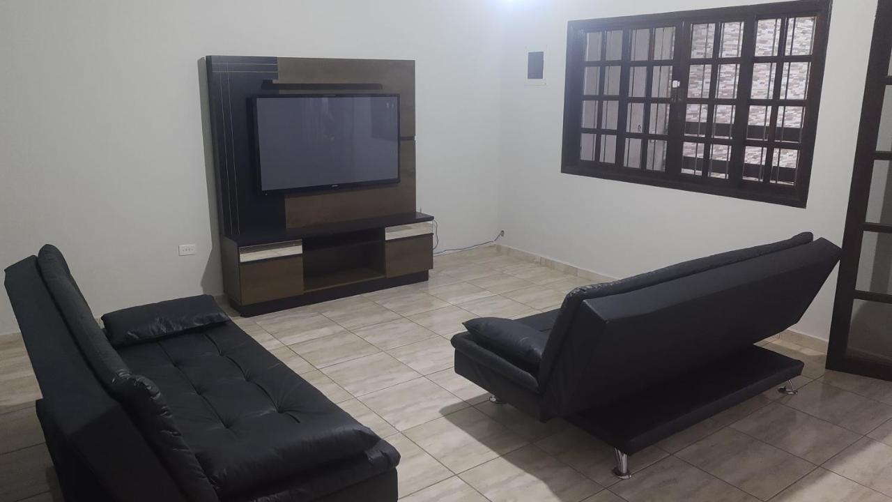 Casa Campos Eliseos 300 Mts Da Praia, Itanhaem Bagian luar foto